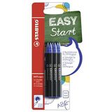Stabilo Easy Original vullingen voor pen met bal, 0,5 mm, 6 stuks