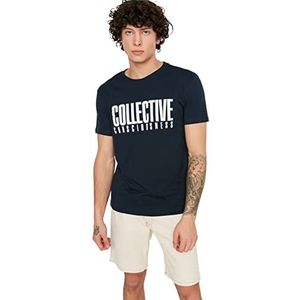 Trendyol t-shirt mannen, Navy Blauw