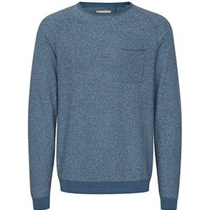 BLEND Heren gebreide trui, sweater, 184025/Copen Blue, XXL, 184025/Copen Blue