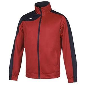 Mizuno Kobe Knitted Tracksuit M trainingspak voor heren, rood/marineblauw