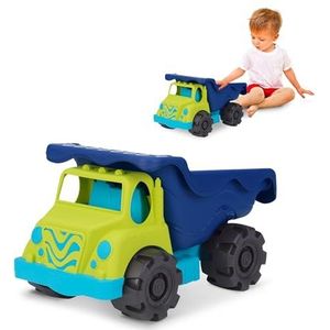 B. Toys by Battat - Colossal Cruiser - groot zand 50 cm - strandspeelgoed - kiepwagen - voor kinderen vanaf 18 maanden (limoen/marineblauw), 44611 BX1429C1Z