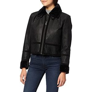 Freaky Nation Sweet Cold-fn Leren damesjack, zwart/zwart