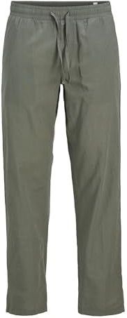 JACK & JONES Jpstkane Jjsummer Pantalon de jogging en tissu pour homme, Vert agave - Détails : solide, XS