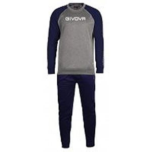 Givova Sportieve herenset, donkergrijs/blauw gemêleerd