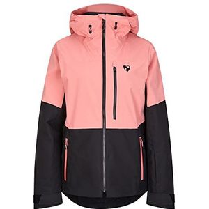 Ziener Turis Freeride Sympatex Ski-jack voor dames, vrij van PFC, Vanille Rose, 40