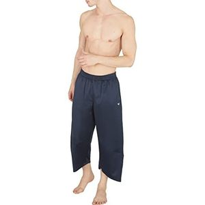 Emporio Armani Satin Deluxe Herenbroek, marineblauw, L, Navy Blauw