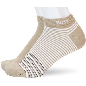 BOSS 2p As Str Bamboo Vi enkelsokken voor heren, Donkerbeige 255