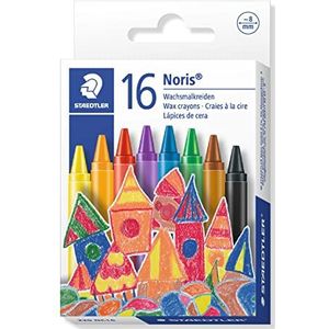STAEDTLER Noris Club 220NC16 potloden, kunststof en was, meerkleurig, 16 stuks