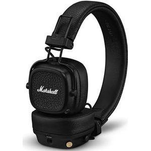 Marshall Major V Draadloze Bluetooth-hoofdtelefoon, 100 uur looptijd, zwart