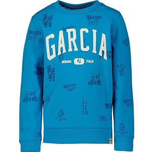 Garcia Kids Sweater jongens shirt Azure Blue, 92-98, Azure Blauw