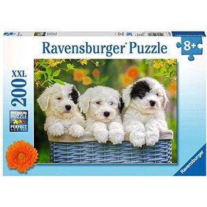 Schattige Puppies Puzzel (200 stukjes, honden thema)