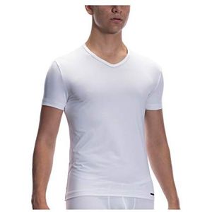 Olaf Benz Heren T-shirt met V-hals (regular), Wit