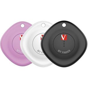 Verbatim My Finder Bluetooth-trackers voor rugzak, koffer, portemonnee, sleutels, enz. Compatibel met Apple ""Waar is?"" met verwisselbare batterij