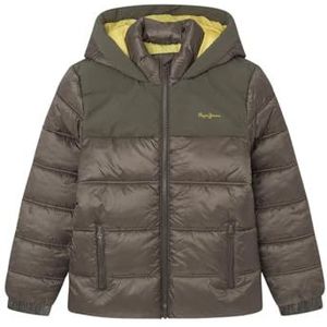 Pepe Jeans Veste Odonis pour garçon, Vert (vert feuille), 8 ans