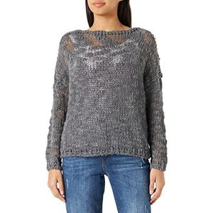 Sisley Dames sweatshirt, lichtgrijs, 94g, XS, Lichtgrijs 94 g