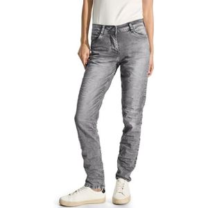 Cecil B377687 Dames Jeans Casual Fit, Lichtgrijs gewassen