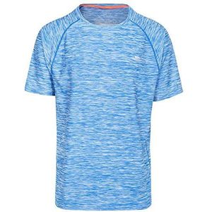 Trespass Gaffney T-shirts en tops voor heren, Lichtblauw gemêleerd