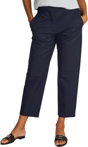 TOMMY HILFIGER Slim Straight Co Chino Ww0ww40504 Slim Straight CO CHINO WW0WW40504 Dames, Donker Navy Blauw, 64