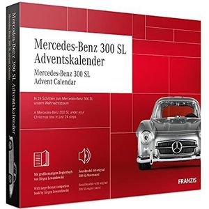 Mercedes-Benz 300 SL Adventskalender In 24 Gesritten naar Mercedes-Benz 300 SL unterm Weihnachtsbaum. Met Soundmodul