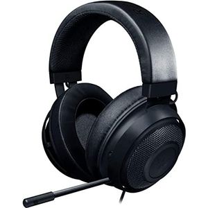 Razer Kraken - Gaming Headset, bedraad, multiplatform (individuele 50 mm luidspreker, intrekbare microfoon, compatibiliteit tussen platform) zwart