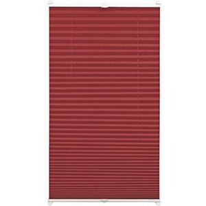 GARDINIA Easyfix plissé ondoorzichtig met 2 bedieningsrails bordeaux 60 x 130 cm (B x H)