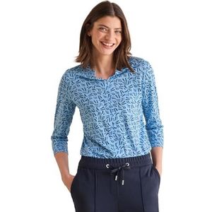 Cecil B322755 T-shirt in tunieklook voor dames, Cool lichtblauw, XXL