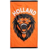 Boland 61875 - Nederlandse vlag, brullende leeuw, 90 x 150 cm, vlag, hangende decoratie, slinger, themafeest, verjaardag, EM, WM, fanartikel