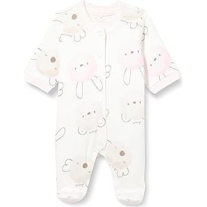 Chicco Katoenen overall met voet, pyjama voor baby's en jongens, babymeisjes, Roze (922)