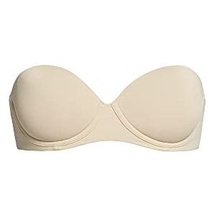 Calvin Klein Nude 90C Push-Up Pad voor dames, strapless, 90C, NUDE