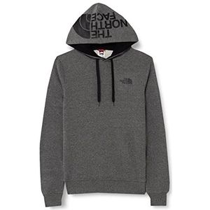 The North Face T92tuv Hoodie voor heren, Tnf Medium Grey Heather-tnf Zwart