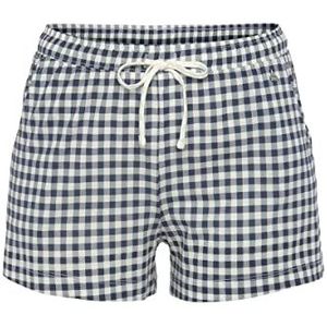 s.Oliver Ak-06-47 pijamakousen voor dames, Marineblauw geruit