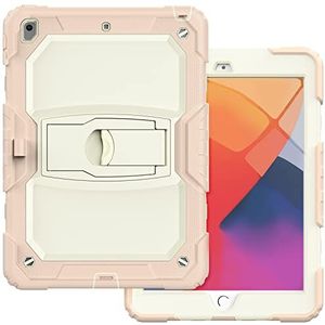 iPad mini6 avec support, durable, hybride, résistant aux chocs, coque de protection en silicone pour trois couches pour enfants (jade vert)