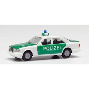 Herpa 094122 Mercedes-Benz E-klasse politieauto voor knutselen, verzameling en geschenken, kleurrijk