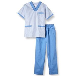 MISEMIYA - Uniseks sanitair uniform (72% polyester, 21% Rayon, 7% Spandex) - gezondheids uniformen 046-059, Conjuntos Sanitarios T817-4 Celetes