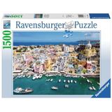Ravensburger Puzzel 17599 - Uitzicht op Procida - 1500 stukjes puzzel voor volwassenen vanaf 14 jaar