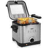 Princess 182612 Mini friteuse- 1000W- 1.5 Liter- Compact - Geschikt voor camping - Anti aanbaklaag