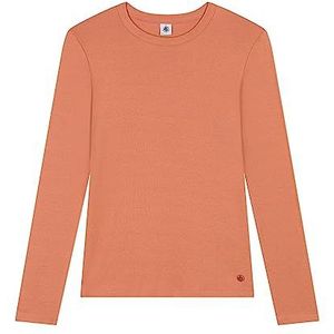 Petit Bateau Dames T-shirt met lange mouwen, Sienna-roze, XXS, Sienna roze