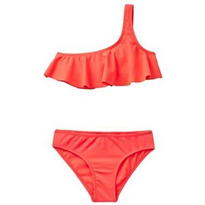 United Colors of Benetton Bikini 3L030K01A tweedelig badpak rood 74B XL meisje rood 74B, rood 74b