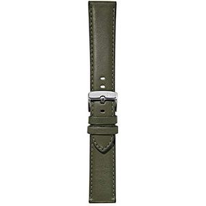 Morellato Unisex armband uit de collectie Sport kroketten, kalfsleer, A01X5123C03, groen, 20 mm, armband, Groen, 20mm, armband