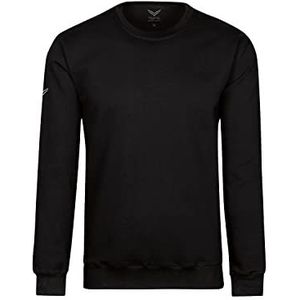 Trigema Sweatshirt voor dames van biologisch katoen, zwart.