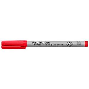 Staedtler - LumoColor 315 viltstift, niet permanent, medium punt, 1 mm, grijs, rood, 10 stuks