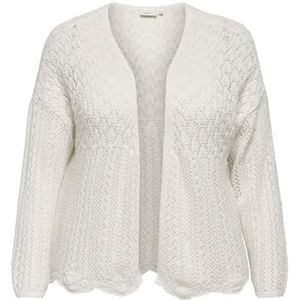 ONLY Carmakoma Carnola 7/8 Life Open Cardigan Knt Noos Carnola 7/8 Life Open Cardigan Knt Noos Dames (1 stuk), Cloud Danser, XL