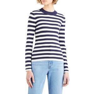 Levi's Sweatshirt met ronde hals voor dames, Oreo Cookie Multi