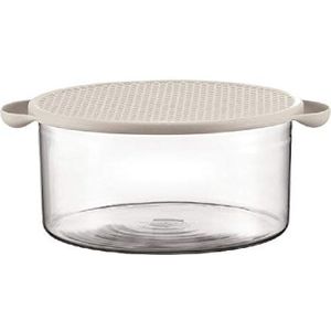 Bodum - 10127-913 – Hot Pot – slakom met siliconen deksel – 2,5 l – crèmewit