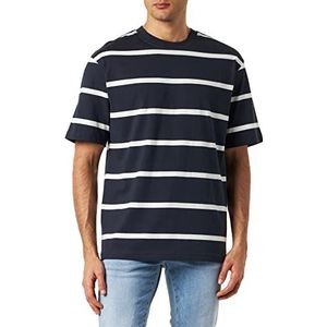 ONLY & SONS Onsharry Rlx Skate Stripe Ss Tee T-shirt voor heren, Navy Blauw