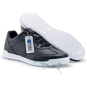 Shoes for Crews Freestyle II Werkschoenen voor heren, antislipzool, waterafstotend, wit en zwart