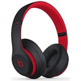 Beats Studio3 draadloze over-ear hoofdtelefoon met ruisonderdrukking, Apple W1-chip voor hoofdtelefoon en oortelefoon, Bluetooth klasse 1, actieve ruisonderdrukking, 22 uur luistertijd, zwart-rood
