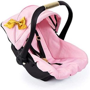 Bayer - Autostoeltje Deluxe Car Seat Voor Poppen - Gold Bow (67990AA)