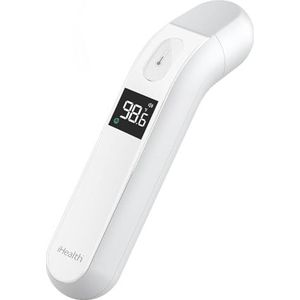 iHealth PT2L voorhoofdthermometer, infrarood contactloze thermometer voor volwassenen en kinderen, babythermometer, digitaal display, koortsaanduiding, medisch apparaat