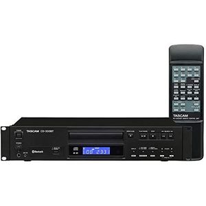 Tascam CD-200BT cd-speler, zwart, cd-speler (90 dB, 0,01%, 90 dB, MP2, MP3, WAV, 20-20.000 Hz, zwart)